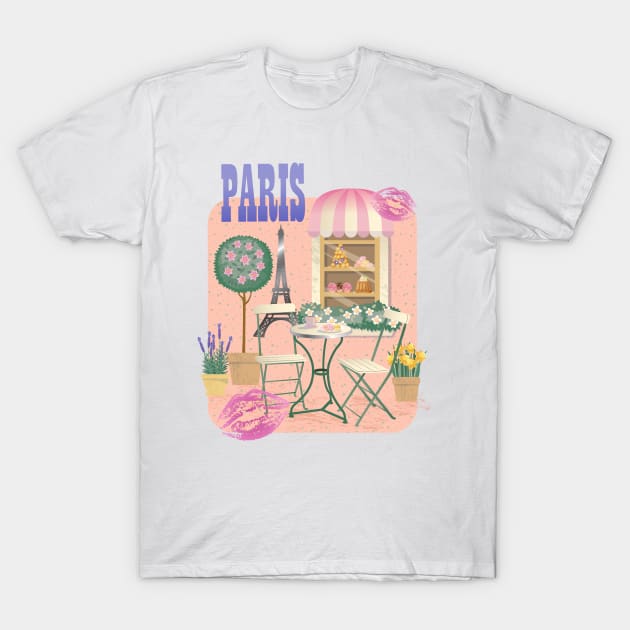 Paris T-Shirt by Pamelandia